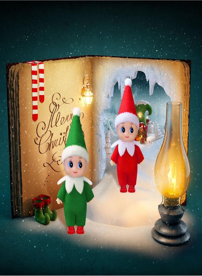 Voiiake Christmas Tiny Elf Doll Baby Miniature Elf Decoration Boy and Girl Xmas Family Kids for Christmas Decorations Doll Ornament Stocking Stuffers - Image 4